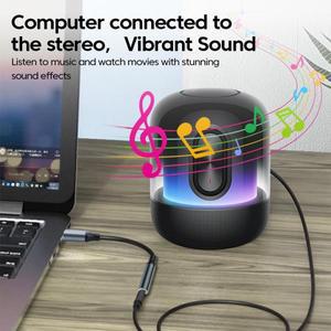 USB 3.5mm 잭 오디오 어댑터 케이블 Aux 외부 사운드 카드 헤드폰 마이크 (PC 노트북 용)