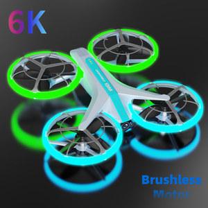 V33s 드론 6K HD 헬리콥터 쿼드로콥터 조명 러닝 팔로우 카메라 비행기 FPV RC 리턴