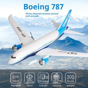 Qf008 3 채널 보잉 787 리모컨 항공기 고정익 폼 글라이더 모델  RC 장난감