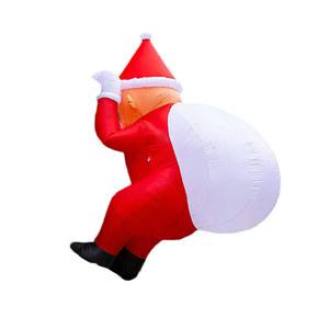 산타풍선 벽타는 산타 풍선 소품 그린 레터링 입간판 송풍기 전등 서있는 지팡이