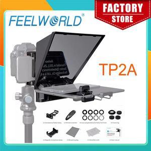 FEELWORLD 미니 텔레프롬프터 TP2A 8인치 휴대용은 스마트폰 태블릿 지원 DSLR 카메라 블루투스