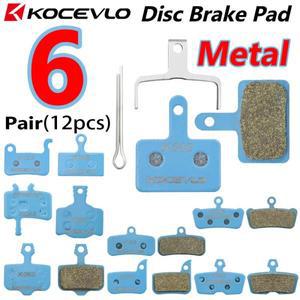6 쌍 (12 개) Kocevlo MTB 유압 디스크 금속 브레이크 패드 B01S B05S SRAM AVID HAYES Magura ZOOM 브레이
