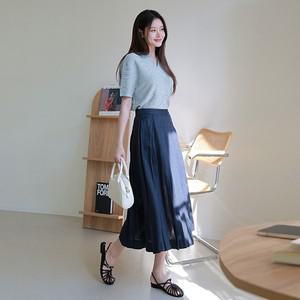 [CJ단독][최초가 99 000원]프렌치 린넨100 그리넬 플리츠 스커트