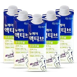 뉴케어 액티브 오리지널 200ml 24팩 식사대용 고단백 고칼슘 D