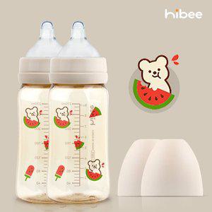 [하이비] PPSU 에잇벤트 배앓이방지 젖병 270ml 트윈팩 수박볼빵곰
