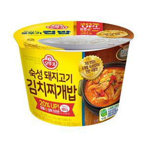 오뚜기 컵밥 숙성돼지고기 김치찌개밥 12개