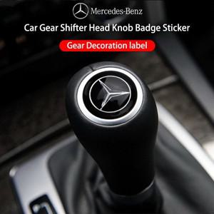 자동차 기어 레버 장식 시프터 헤드 엠블럼 스티커 메르세데스 벤츠 AMG W204 W211