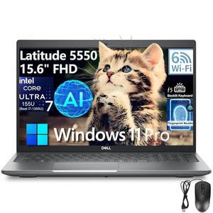 Dell Latitude 5550 5000 비즈니스 노트북 컴퓨터 32GB DDR5 RAM 1TB SSD 인텔 12코어 울트라 7 155U (비트