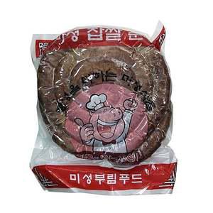 냉장 미성 찹쌀순대2kg 찹쌀순대 식자재 순대 급식