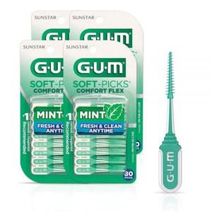 Gum Soft Pi s 컴포트 플렉스 치간칫솔 4팩 108638 80개입