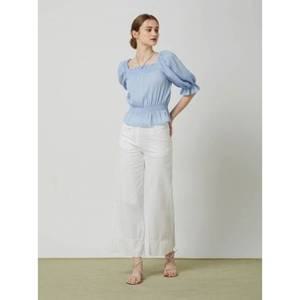 CC콜렉트 스티치 와이드 데님 팬츠 (C242PSA437) 180074