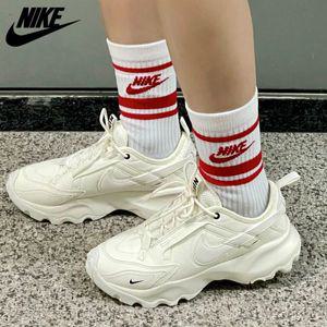 나이키 NIKE 여성 운동화 TC-SN 키높이 써밋화이트 발편한 신발 GYU 신발가방