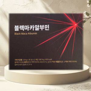 블랙마카알부민 60포 1박스  블랙마카분말 마카뿌리