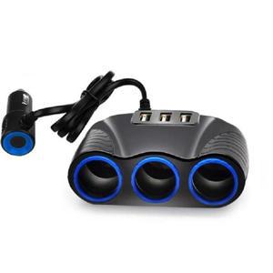 차량용 담배 라이터 소켓 스플리터 범용 12V-24V 어댑터 USB 충전기 포함 휴대폰