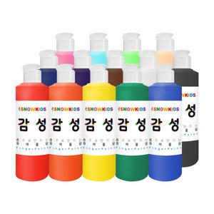 [SNOWKIDS] 엄마표미술놀이 스핑 감성물감250ml 유아물감