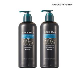 [네이처리퍼블릭/탈모샴푸] 블랙빈 탈모증상 개선 샴푸 520mL 2개 