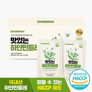[3+1] 참앤들황토농원 맛있는 하얀민들레즙(90mlx30포) 1박스 (3박스 구매시 4박스 발송)