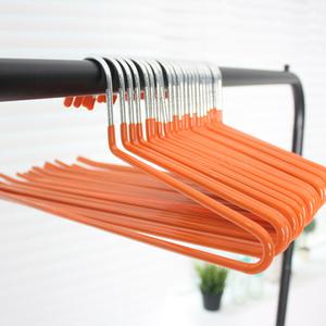 파스텔 코팅 논슬립 바지걸이 10개 바지행거