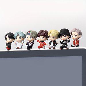 [갓샵]BTS 방탄 소년단 모니터 피규어 7종 [타이니탄 캐릭터 인형 굿즈 비티에스 방탄공식굿즈]
