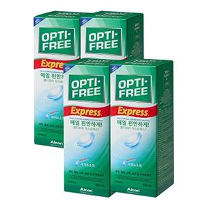 [옵티프리]옵티프리 렌즈세척액 익스프레스 355mlx4개+렌즈케이스 1입