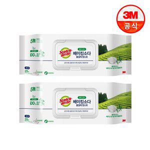3M 대형 베이킹소다 물걸레 청소포 50매