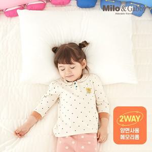 유아 경추베개(기능성 메모리폼+솜)
