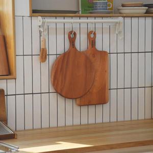 아트박스/홀린 Holin 마호가니 원목 도마 스퀘어+라운드 SET