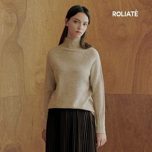 [로리에트]22FW 울블렌드 모크넥 니트 4종 set