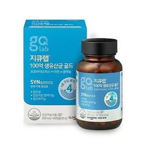 일동제약 지큐랩 100억 생유산균 골드 60캡슐 2개월분