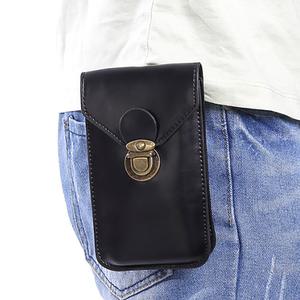 소가죽 미니 가죽힙색 파우치 카라비너 여행 허리 벨트가방 핸드폰가방 허리쌕 G199