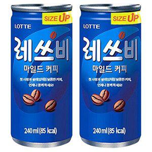 [기타브랜드]롯데 레쓰비 마일드 240ml x 60캔 (30캔x2박스)