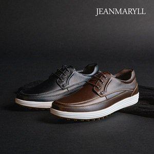 [가데][장마릴]남성 신발 천연소가죽 남성화 구두 컴포트화 골프화 스파이크 로퍼 JM017