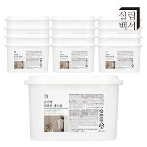 살림백서 딥클린 제습제 515ml 12개 대용량 습기제거제 옷장 화장실 염화칼슘
