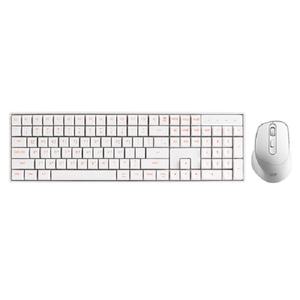 DARKFLASH CK104 무선 기계식 키보드 마우스 세트 화이트 (적축)