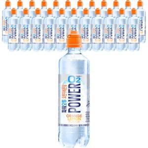 파워오투 음료 편의점 실속팩 오렌지 레몬향 혼합음료 500ml 24개