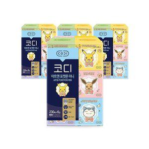 [코디] 코디 아트앤 포켓몬 미니 미용티슈 230매6입 4팩