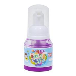 [XBI1536L]생활모음 미술놀이 거품물감 40ml 형광 보라