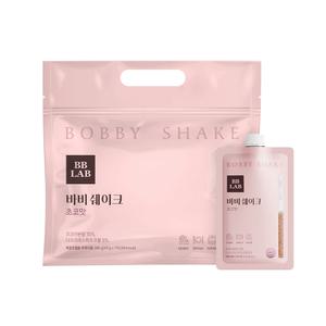 비비랩 바비쉐이크 초코맛 7포 체중조절용 조제식품  한포 15g  단백질 고단백 식이섬유 비타민 미네랄