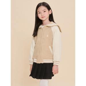 [BEANPOLE KIDS] 플리스 여아 칼라 야구 점퍼  베이지 (BI4841G04A)
