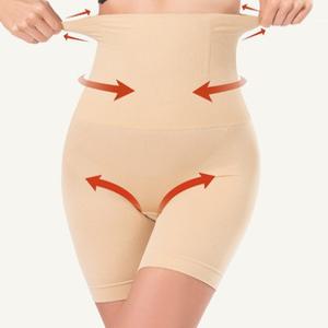 여성 무봉제 원피스 5부 하이웨스트 압박 밴딩 이너 속바지
