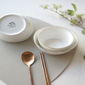 El plato 공기 대접 2인세트 2개 2개밥 밥그릇 국그릇 식기 고급식기