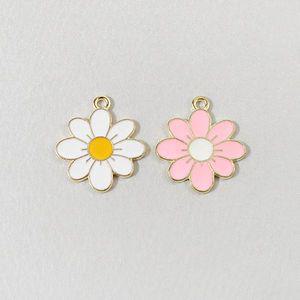 싼비즈 [7356-29]에폭펜던트 수국꽃 20x23mm 골드 ,1개