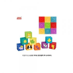 h30 리틀히어로 소프트 히어로 칼라블럭9P(LH3043)