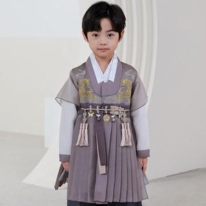 [보리보리/하랑한복]25년 설 신상 하랑한복 금호랑+복주머니 유아 아동 남아 한복