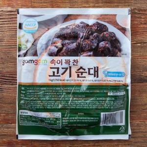 곰곰 속이 꽉 찬 고기 순대, 1kg, 1개 one option