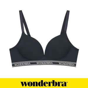 [Wonderbra] 스포츠 아웃밴드 노와이어 브라 블랙 WBWBR4M25A