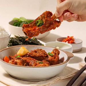공룡 등갈비찜 매운맛4팩