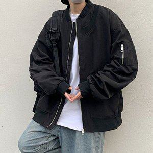[엄지척]데이리 남성 멋쟁이 오버핏 블루종 아우터 자켓 점퍼