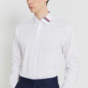 갤러리아 [듀퐁셔츠] 25년도S/S신상품 삼색포인트  긴팔셔츠(슬림핏)SE5SM22LS93