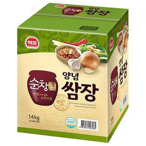 해표 순창궁 양념쌈장 14kg 대용량 박스